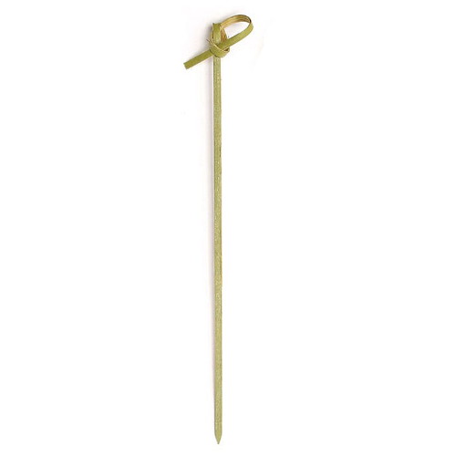 대나무 리본 과일꼬지 15cm 100개  과일꽂이 장식포크_이미지