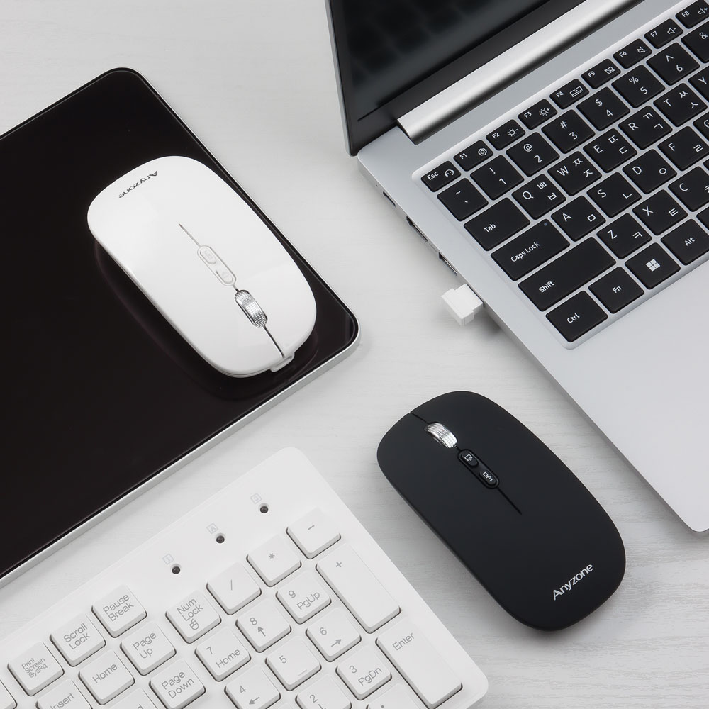 상도아이앤티 ANYZONE ANY-1 무소음 블루투스 마우스 (블랙)_이미지