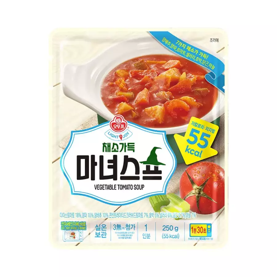 오뚜기 LIGHT&JOY 채소가득 마녀스프 250g (1개)_이미지