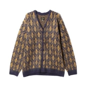 �ϵ齺 NEEDLES Mohair Cardigan Ornament Purple PU311 ����� ����� ���ʸ�Ʈ 2254372