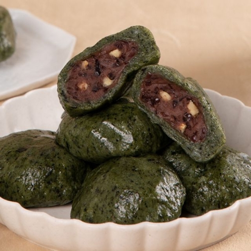 시루원 시루조아 밥알찹쌀떡 모시팥 절구 떡 500g (10개)_이미지