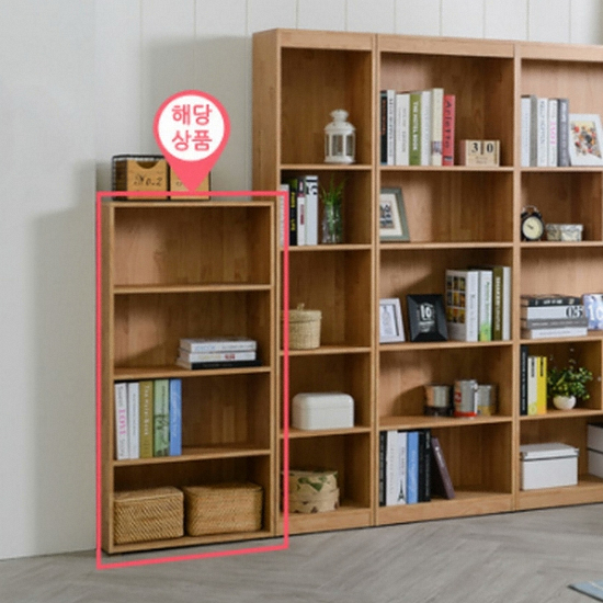 베이직팩토리 마르크 4단 책장 600_이미지