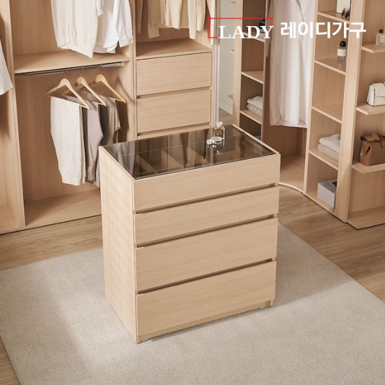 레이디가구 이안 드레스룸 아일랜드 서랍장 800_이미지