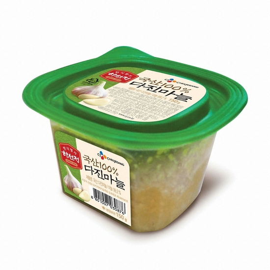 CJ제일제당 하선정 국산마늘 100% 다진마늘 150g (1개)