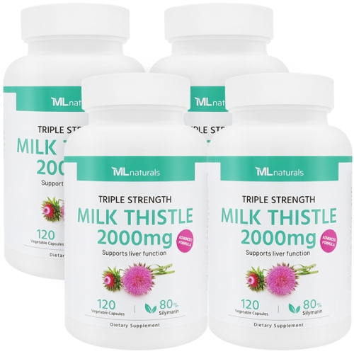 마이라이프 내추럴스 밀크시슬 2000mg 120정 (4개)_이미지