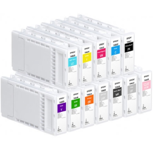 Epson 정품 T44U (PK, MBK, LC, C, LM, VM, Y, V, O, G, LG, G) 12색 세트