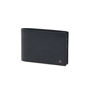 LF 닥스 ACC  JOSEPH  블랙 가죽 DD로고 클래식 2단 반지갑 DBWA1E323BK-B