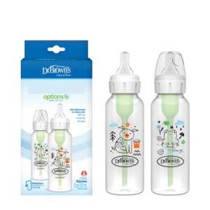 내로우넥 옵션스 플러스 디자이너 PP 젖병 (돼지+개구리) 250ml