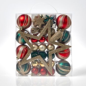 모던하우스 크리스마스 클래식 55PC 올인원 토퍼 오너먼트 볼세트