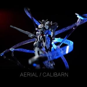 반다이남코 HG 에어리얼 캘리번 1/144 LED이펙트파츠 에스커천 부유 궤적 라이트업 패키지