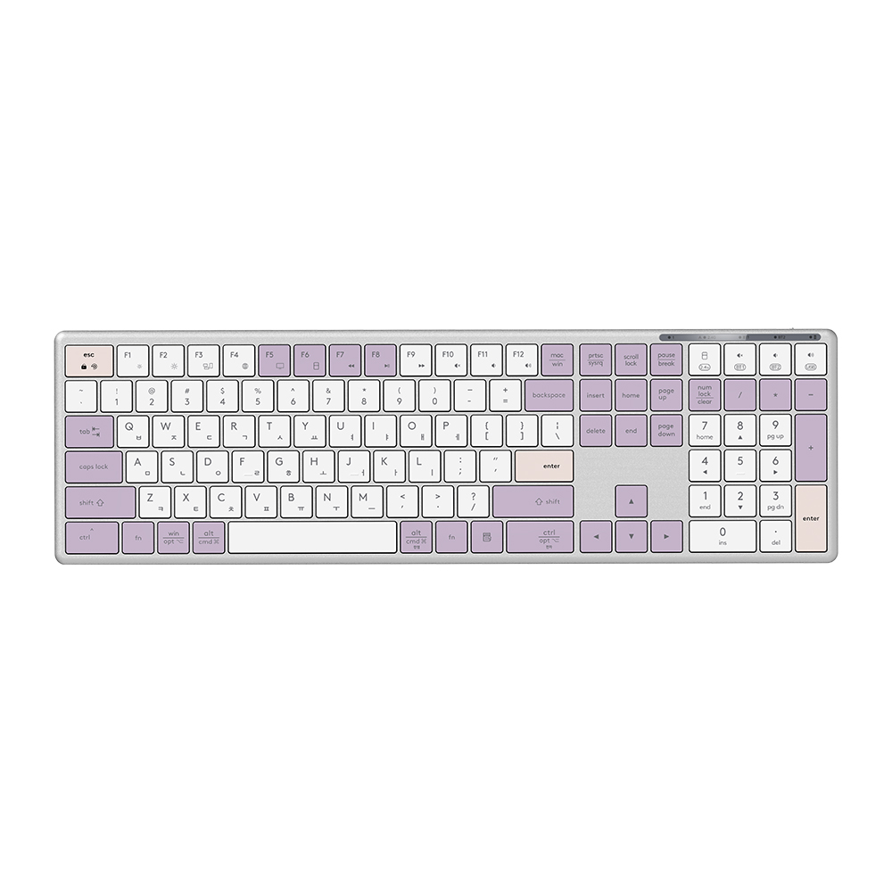 프리플로우 archon UX Flat Max 유무선 (라벤더)_이미지