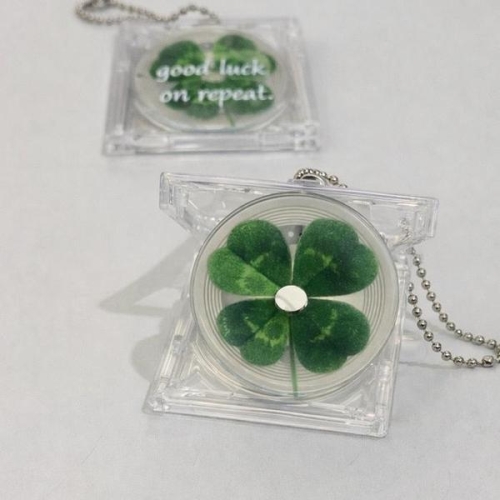 행운 네잎클로버 키링 레트로 빈티지 S45642270