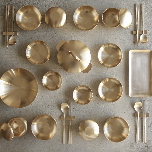 놋담 방짜유기 고궁 한상차림 4인 반상기세트_이미지