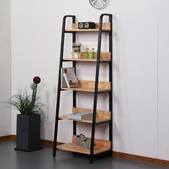 로쏘 포리사 5단 원목 책장 600 (60cm)_이미지
