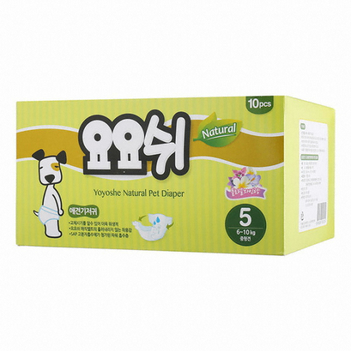 DK코리아 ㅤ요요쉬 내추럴 기저귀 여아용 5단계 10매 (2개)_이미지