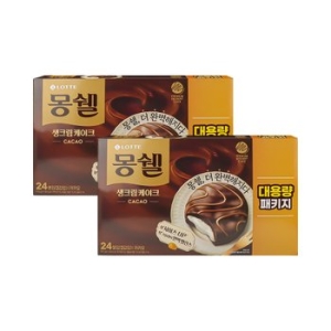 롯데제과 몽쉘 카카오 대용량패키지 816g 2개_이미지
