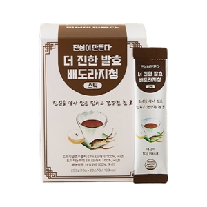 마음바른농부 진심이만든다 더 진한 발효 배도라지청 스틱 10g 20포 (2개)_이미지