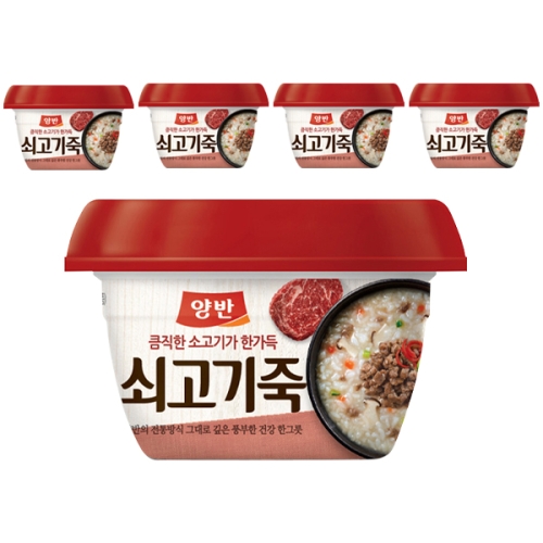 동원F&B 양반 쇠고기죽 287.5g (5개)_이미지