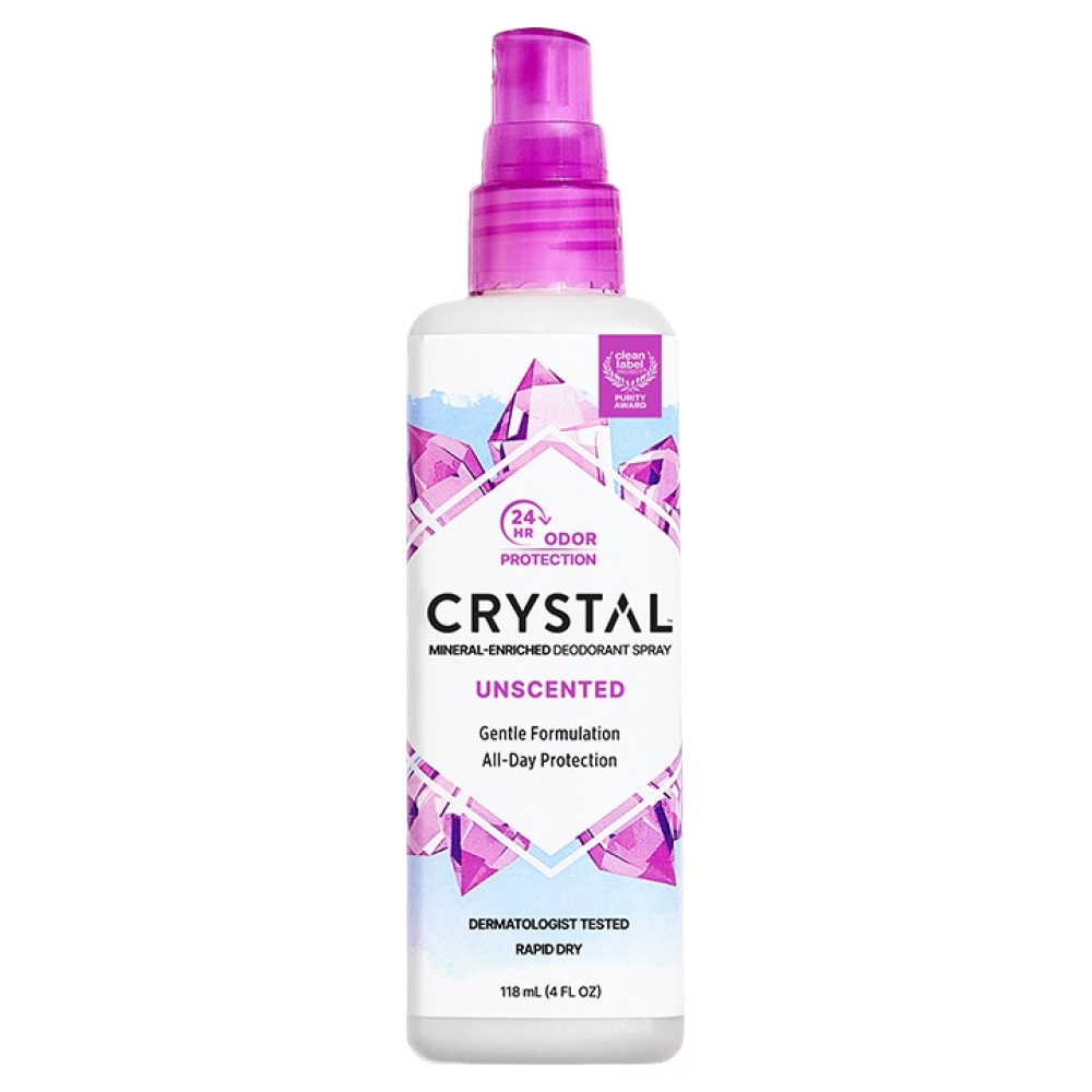 크리스탈 데오드란트 바디 스프레이 무향 118ml (1개)_이미지