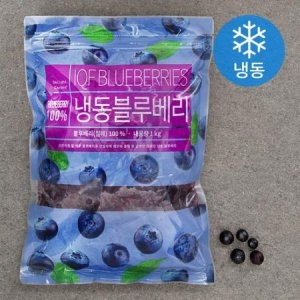 딜라잇가든 냉동 블루베리 냉동 1kg 1개_이미지