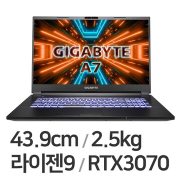 GIGABYTE A7 X1 R9 WIN10 32GB램 (SSD 2TB)