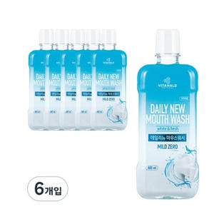 데일리뉴 마우스워시 마일드 제로 800ml