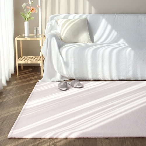 레시앙뜨 크리미 사각 러그 (100x50cm)_이미지