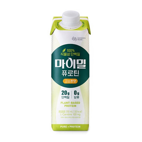 마이밀 식물성 단백질 퓨로틴 고소한맛 250ml (48개)