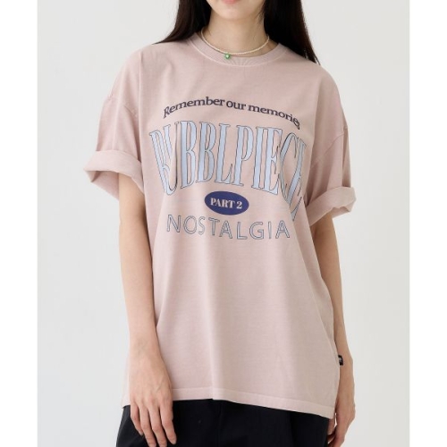 피그먼트 버블피스 세컨드 리멤버 티셔츠 인디핑크 1956943_이미지