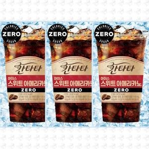 롯데칠성음료 칸타타 아이스 스위트 아메리카노 제로 230ml (3개)_이미지