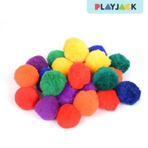플레이잭 솜털공 12개 세트_이미지