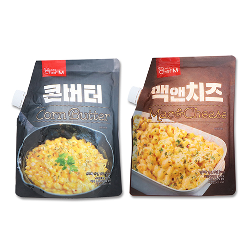 샐러드미인 쉐프엠 콘버터 1kg x 1개+맥앤치즈 1kg x 1개