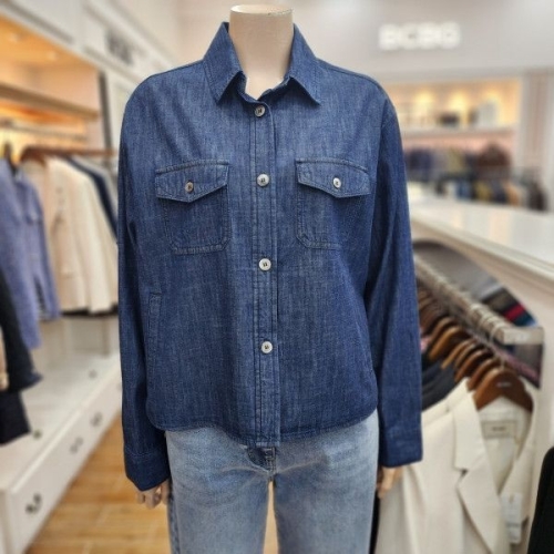 BCBG 롱 슬리브 데님자켓 B5B3J151-54_이미지