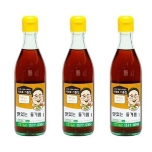 호재식품 이재호 기름집 맛있는 들기름 350ml (3개)_이미지