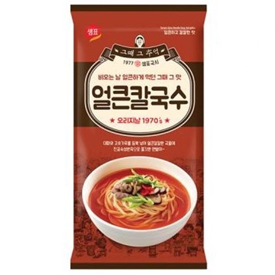 샘표식품 얼큰 칼국수 101g (40개)_이미지
