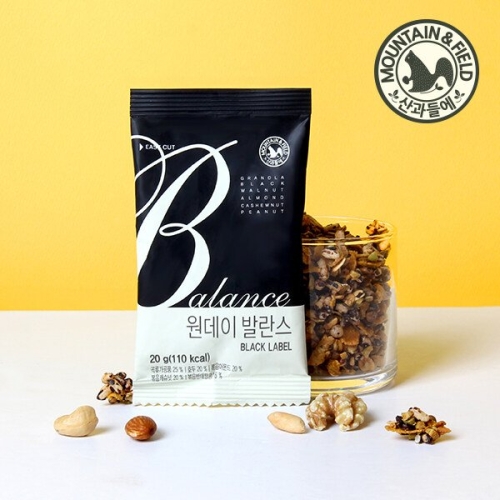 산과들에 하루견과 원데이 발란스 블랙 20g (60개)_이미지