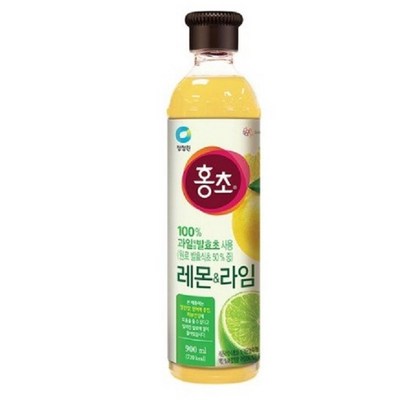 청정원 홍초 레몬&라임 900ml (9개)_이미지
