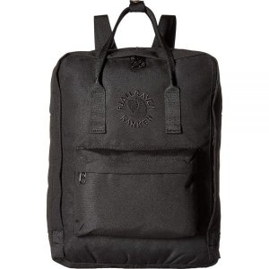 피엘라벤 Fjallraven, Re-Kanken 재활용 및 가능한 Kanken 백팩, 일상용, 블랙., One Size 120213_이미지