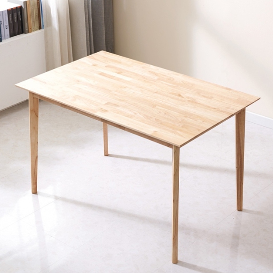 블레스가구 BF 고무나무 식탁 1200 (의자2개+벤치1개)_이미지