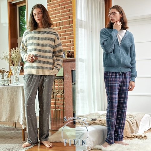 난방비 절약 끝장가 남성 밍크 벨벳 기모 쭉쭉 팬츠 2종