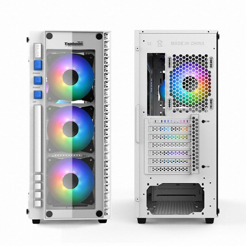 다얼유 태풍의눈 강화유리 RGB 화이트 4F_이미지