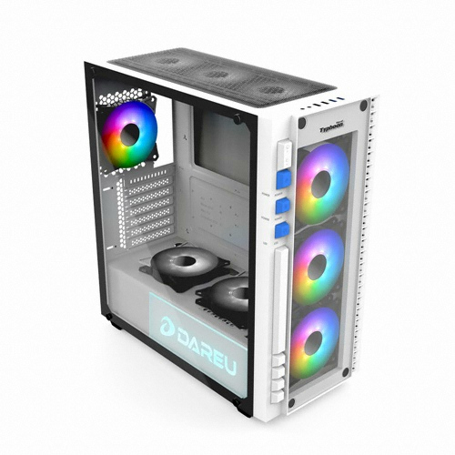 다얼유 태풍의눈 강화유리 RGB 화이트 4F