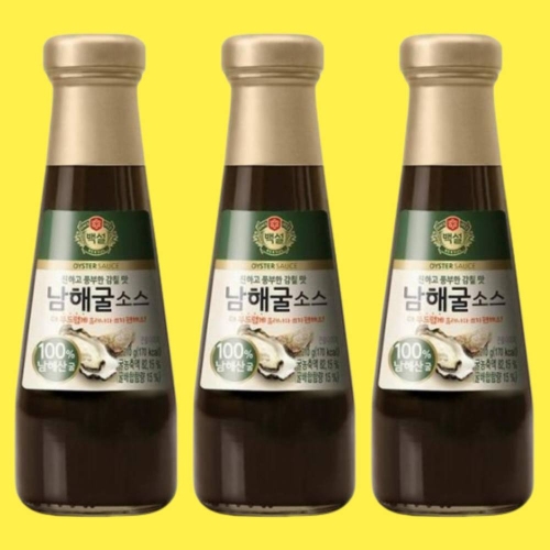CJ제일제당 백설 남해 굴소스 210g (3개)