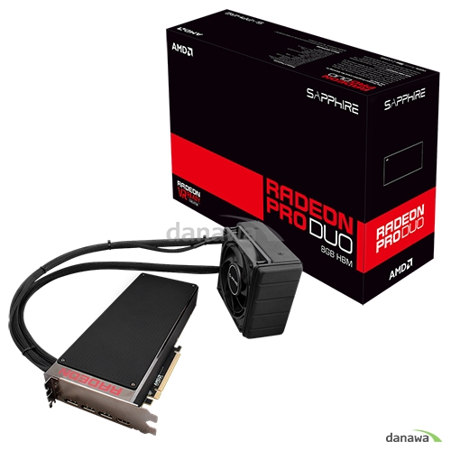 SAPPHIRE 라데온 PRO DUO HBM 8GB