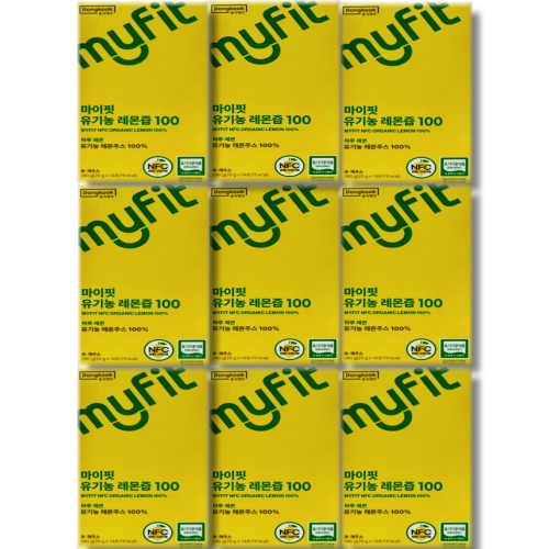 동국제약 마이핏 유기농 레몬즙 100 20g 14포 (9개)_이미지