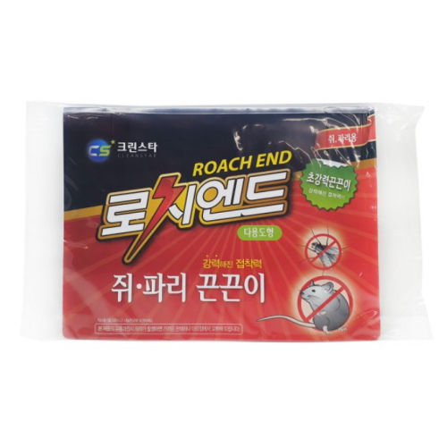 크린스타 로치엔드 쥐 파리 끈끈이 다용도형 2개입 (1개)_이미지
