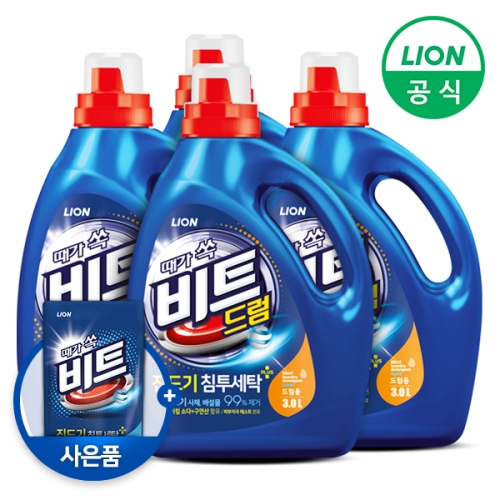비트 진드기 침투세탁 드럼용 3L (4개)_이미지