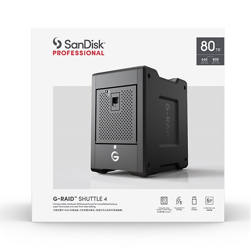 Sandisk Professional G-RAID SHUTTLE 4 (80TB)_이미지