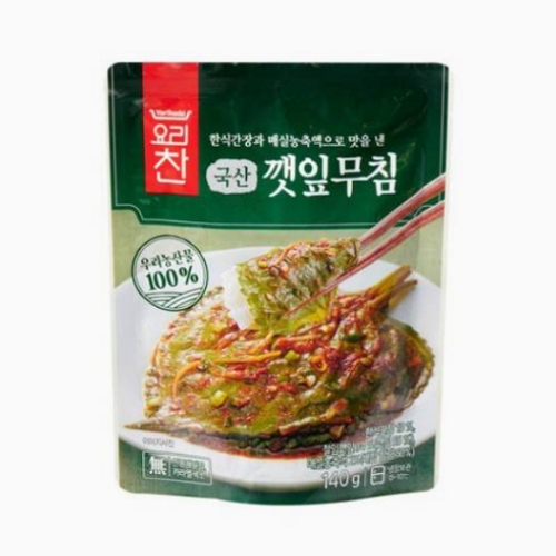 일미농수산 요리찬 국산깻잎무침 140g (1개)