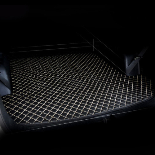 다온굿즈 4D 신형퀄팅 가죽 트렁크매트 기아 K9 전용 (바닥면)_이미지